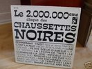 LES CHAUSSETTES NOIRES Rare 2.000.000 ème disque