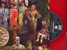 RARE 1978 FRENCH BEATLES SGT PEPPERS LP RED WAX MINT