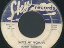 BOBBY ROBERTS 45 ON SKY, MONSTER ROCKABILLY RARITY