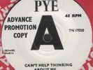 DAVID BOWIE can't help thinking about me PYE DEMO '66 M