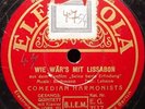 COMEDIAN HARMONISTS Vocal Qt 78rpm Electrola EG 3117