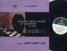 RARE BARCHET J.S. BACH VIOLIN SONATA LP