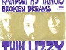 THIN LIZZY Randolph's Tango RARE Sweden p/s 45 LISTEN
