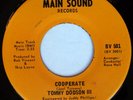 TOMMY DODSON III 45 COOPERATE, RARE SOUL FUNK