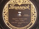 Phillips' Louisville Jug Band, Brunswick 1265, E-