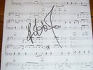 ROBBIE WILLIAMS-ANGELS-MUSIC SHEET-HAND SIGNED+COA