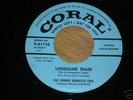 ROCKABILLY 45 JOHNNY BURNETTE TRIO LONESOME TRAIN PROMO