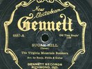 Virginia Mountain Boomers on Gennett  6687  V+