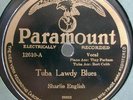 23) 78rpm SHARLIE ENGLISH w TINY PARHAM PARAMOUNT 12610