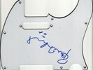 ROLLING STONES SIGNED GUITAR SCRATCH PLATE WITH COA