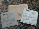TWO BEATLES FAN CLUB MEMBERSHIP CARDS 67/69 & 72/74