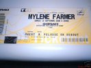 Mylène FARMER SDF le 12/09 PELOUSE OR  A saisir...