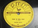 WARREN SMITH: ROCK 'N' ROLL RUBY  78 RPM EX  ROCKABILLY
