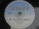 THE SHIRELLES: WILL YOU LOVE ME TOMORROW 78 RPM 1960