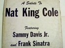 FRANK SINATRA SAMMY DAVIS LP PROMO SALUTE NAT KING COLE