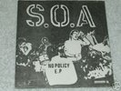 S.O.A No Policy EP,Dischord 1981,KBD,Black Flag,Rollins