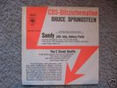 Bruce Springsteen RARE Sandy German Blitz 45 Promo MINT
