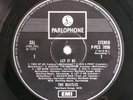 BEATLES EXPORT LET IT BE LP PARLOPHONE P-PCS 7096