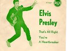 Elvis Danish 45 That's all right RCA 47-9227  Denmark