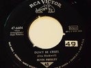ELVIS German US Army 45 Don't Be Cruel/Hound Dog 476604