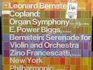 BERNSTEIN BIGGS FRANCESCATTI lp Signed by Copland m-