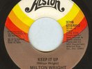 MILTON WRIGHT Keep It Up ALSTON Records