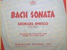 GEORGES ENESCO Bach Sonata No. 2 in B Mnr 1950 10