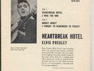 ELVIS PRESLEY 45 REC EP HEARTBREAK HOTEL SEALED BAGGIE