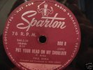 PAUL ANKA/PUT YOUR HEAD ON MY SHOULDER (NEAR MINT)78RPM