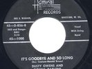 Rare Country 45-Dusty Owens & Donna Darlene-It's Goodby