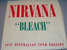 NIRVANA BLEACH AUSSIE GREEN VINYL LP CLOTH BAG & POSTER