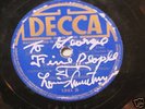Jazz Legend Louis Armstrong Autographed Record