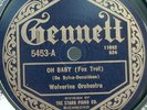 52) 78 RPM BIX w THE WOLVERINE ORCHESTRA GENNETT 5453