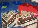 The Beatles on blue and red vinyl