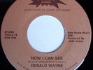 rare Modern Soul 45 GERALD WAYNE now i can see STARR