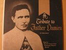 TRIBUTE TO FATHER DAMIEN OF MOLOKAI Hawaii Hawaiian lp