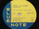THE THELONIOUS MONK TRIO  BLUE NOTE JAZZ 78 RPM  NYC