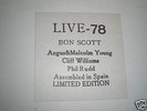 AC/DC live 78 lp Bootleg assembled in spain lmt edition