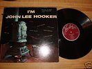 I'M JOHN LEE HOOKER LP VERY RARE 1959 BLUES MAROON LBL