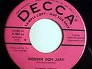 BUDDY HOLLY . Modern Don Juan . Decca Pink Label Promo