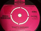 RARE ORIGINAL    Roscoe Robinson - Thats Enough
