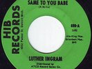 Rare Northern Soul - Luther Ingram - HIB 698 green