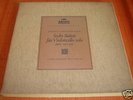 ED 1 /ARCHIV box 3lp BACH cello  suites PIERRE FOURNIER