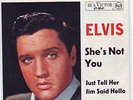 ELVIS She's Not You Jahreszahlcover COVER ONLY M-