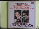 PERLMAN ASHKENAZY BEETHOVEN  SONATAS VIOLIN PIANO