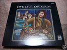 Yardbirds FIVE LIVE YARDBIRDS Japan 60's LP RED WAX