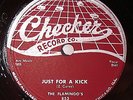 THE FLAMINGOS  *Rare Doo-Wop 78  CHECKER Label #853  E+