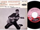 JOHNNY HALLYDAY   1er EP sur VOGUE 1960  