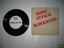 HAWKWIND SONIC ATTACK RECORD WITH CLOTH BAG/SLEEVE