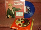 EP 45T ESPAGNE 432 739 JOHNNY HALLYDAY SUR DISQUE BLEU